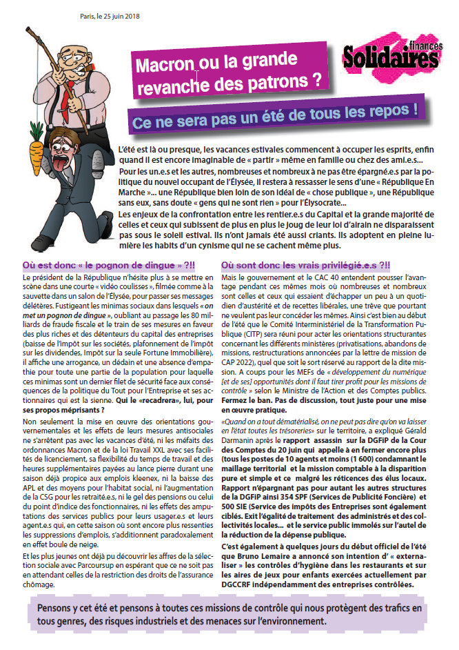 Macron ou la grande revanche des patrons