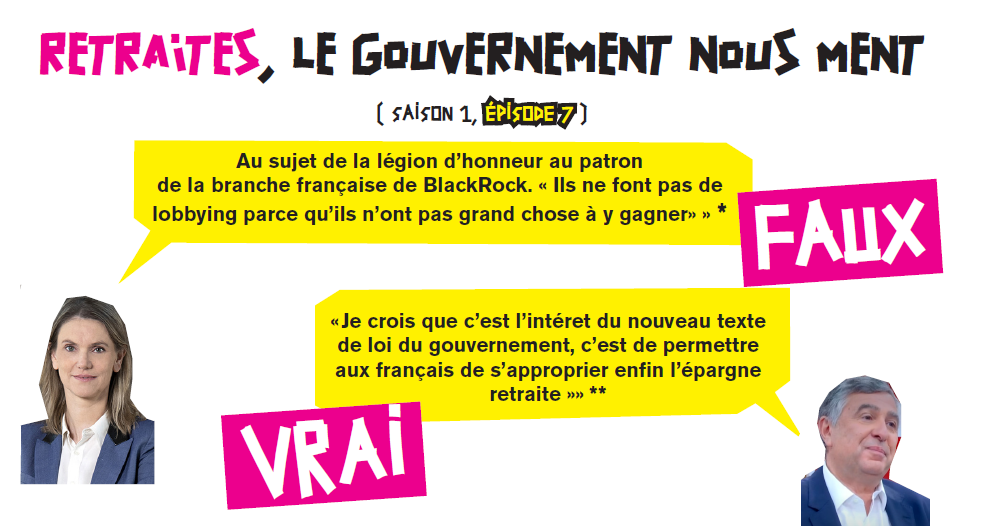 Retraites : le gouvernement nous ment, épisode N°7