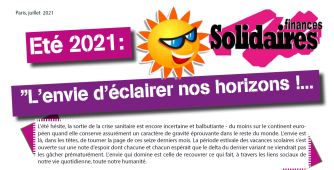 Infos de l’été au ministère